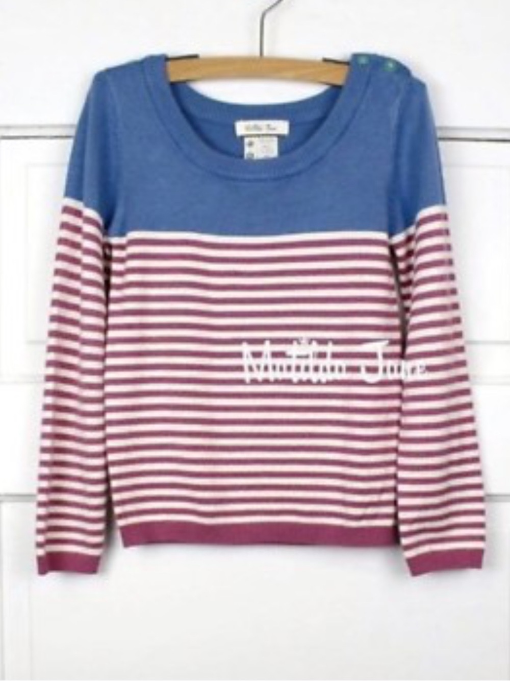 Matilda Jane Sweet Pea Striped Crewneck Sweater